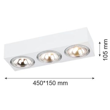 Argon RODOS 1088 Stropné svetidlo 3x6W/G9 IP20
