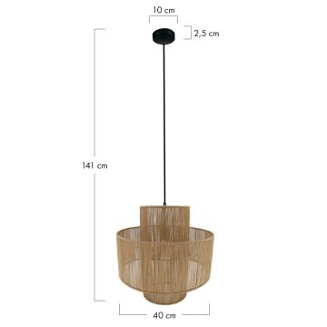 Dijk JUTE 104665 Závesná lampa 1x40W/E27 IP20