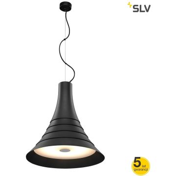 SLV BATO 1000435 Závesná lampa 1x30W/LED 2700K 1450LM IP20