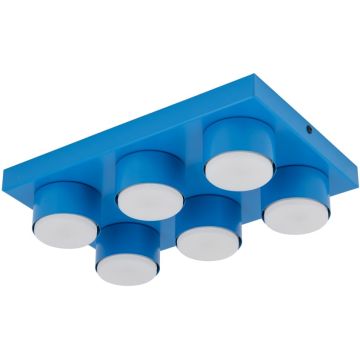 TK Lighting BRIX 11285 Stropná lampa 6x11W/gx53 IP20