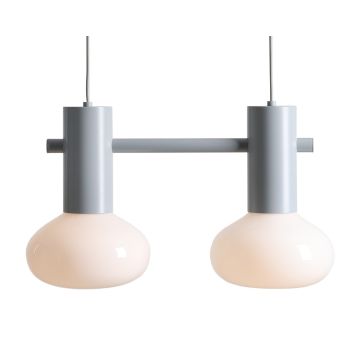 Aldex FLO 2 GREY S 7000H22_S Závesná lampa 2x10W/E14