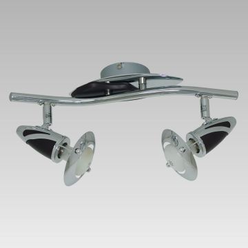 Prezent ZEUS CH/WENGUE 12059 Bodové svetlo 2x40W/E14/R50 IP20