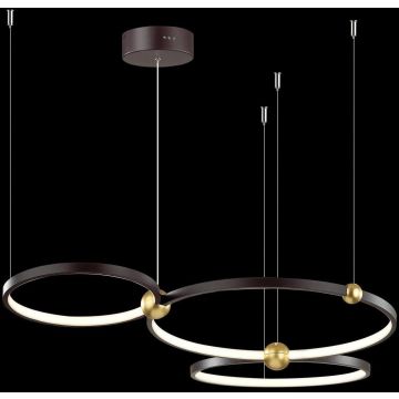 Altavola Design Aurora LA111/P_50_3k_black Závesná lampa 3x63W/LED 3000K 4440lm IP20