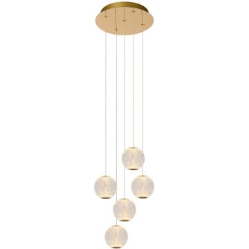 Lucide CINTRA 13499/22/60 Závesná lampa 1x21w/led 2700k 1300lm ip20