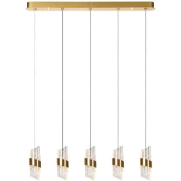 Lucide KLIGANDE 13496/35/02 Závesná lampa 5x7w/led 2700k 720lm ip20