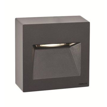 Norlys NAMSOS 5156GR Schodová stropná lampa 1x4W/LED 4000K 466LM IP65