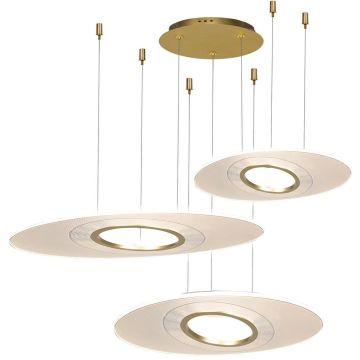 Altavola Design Eclipse LA116/P3_97_3k_gold Závesná lampa 3x80W/LED 3000K 4800lm IP20