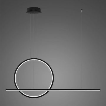 Altavola Design Linea No.2 LA087/PX100_40_3k_black Závesná lampa 2x30W/LED 3000K 1800lm IP44