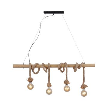 Paul Neuhaus ROPE 15483-18 Závesná lampa 4x15W/E27 IP20