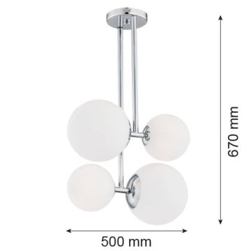 Argon ASPEN 1646 Závesná lampa 4x15W/E27 IP20