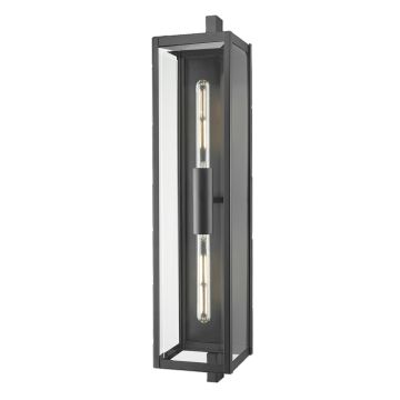 Cosmolight DOVER W02095BK Stena svietidlo 2x40W/E27 ip44