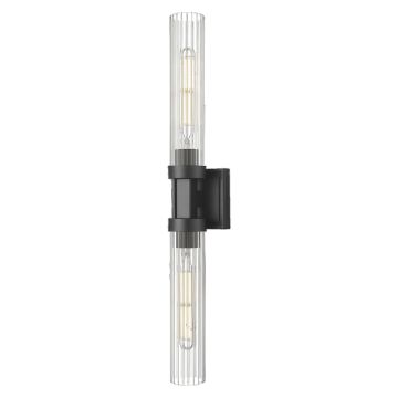 Cosmolight QUINCY W02873BK Stena svietidlo 2x40W/E27 ip20
