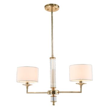Cosmolight SUTTON P02392AU-WH Stropná lampa 2x40W/E14 ip20