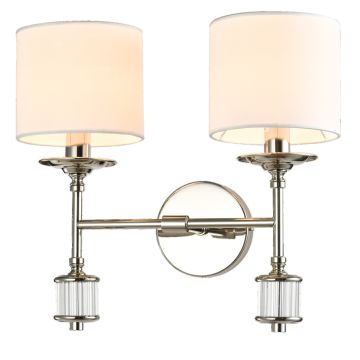 Cosmolight SUTTON W02477NI-WH Stena svietidlo 2x25W/E14 ip20