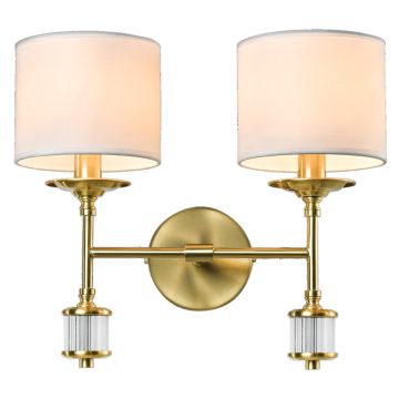 Cosmolight SUTTON W02852BR-WH Stena svietidlo 2x25W/E14 ip20