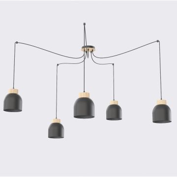 Emibig KRU 1626/5 Závesná lampa 5x15W/E27 IP20