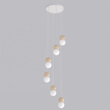 Emibig LOOP 1674/6 Závesná lampa 6x8W/G9 IP20