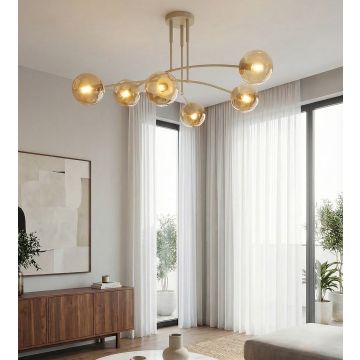 Emibig PREGOS 1686/6 Stropná lampa 6x10W/E14 IP20