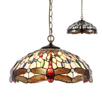 Prezent TIFFANY XXII. 1708 Závesná lampa 2x60W/E27 IP20