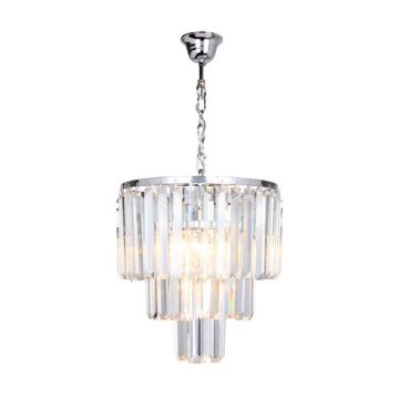 Zuma Line AMEDEO 17106/3+1-CHR Závesná lampa 4x40W/E14