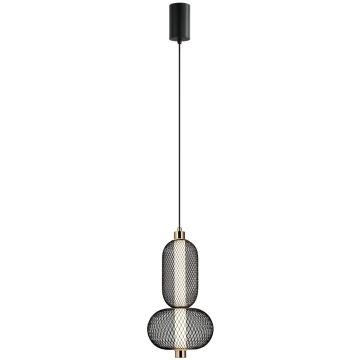 Italux Marco PND-84283-2-BK Závesná lampa 1x10W/LED 3000K 590lm IP20