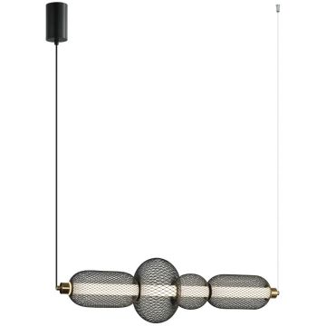 Italux Marco PND-84283-4-BK Závesná lampa 1x16W/LED 3000K 900lm IP20