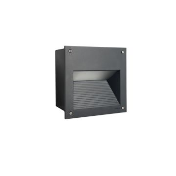 Norlys NAMSOS 1930GR Schodová lampa na zabudovanie 1x6.9W/LED 3000K 890LM IP65