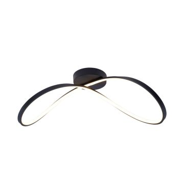 Zuma Line ERDA 19600C-BK Stropná lampa 1x45W/LED 3000K|4000K|6000K 2000lm IP20