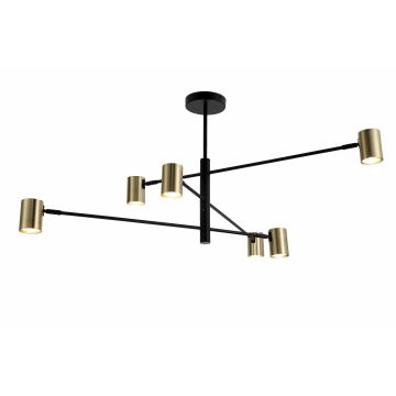 Zuma Line PEDRO PEN4104-6GD+BK Stropná lampa ip20