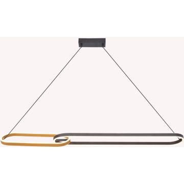 Zuma Line RAVON P241145502A Závesná lampa 2x40W/LED 3000k 2200lm ip20