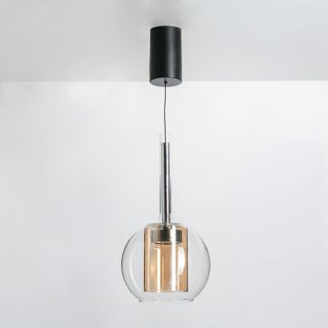 Zuma Line TAGNA 251001-AM Závesná lampa 1x6W/Led 3000K 270lm IP20