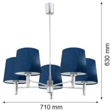 Argon BOLZANO 2074 Žiarovka 5x15W/E27 IP20