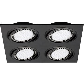 Zuma Line BOXY 20073-BK Vstavané downlight svetlo 4x15W/GU10/ES111 IP20