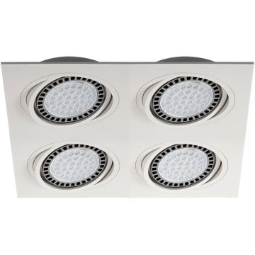 Zuma Line BOXY 20073-WH Vstavané downlight svetlo 4x15W/GU10/ES111 IP20