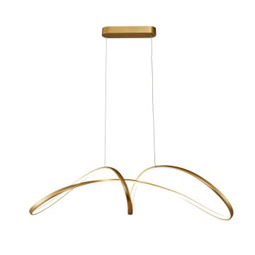 Zuma Line FERMI 20026P-GD Závesná lampa 1x50W/LED 3000K|4000K|6000K 2800lm IP20