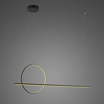 Altavola Design Linea No.2 LA087/PX120_40_3k_39W_black Závesná lampa 2x39W/LED 3000K 2350lm IP44