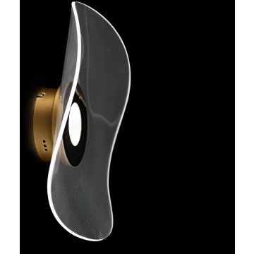 Altavola Design VELO LA101/WE1_gold Stena svietidlo 1x30W/LED 3000K 1800lm IP20