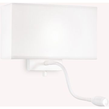 Ideal Lux HOTEL 215693 Stena svietidlo 1x60W/E27+1x1,5W/LED ip20