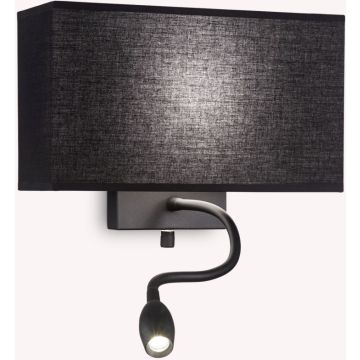 Ideal Lux HOTEL 215709 Stena svietidlo 1x60W/E27+1x1,5W/LED ip20