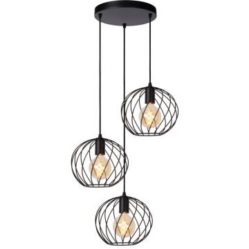 Lucide DANZA 21428/13/30 Závesná lampa 3x40w/e27 ip20