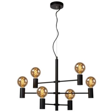 Lucide LEANNE 21421/06/30 Závesná lampa 6x60w/e27 ip20