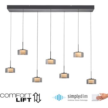 Paul Neuhaus RIKA 2115-18 Závesná lampa 7x61W/LED 3000k 7350lm ip20