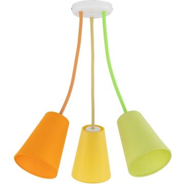 TK Lighting WIRE COLOUR 2106 Stropná lampa 3x60W/E27