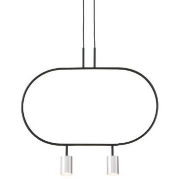 Altavola Design Luna LPL337-SL Závesná lampa 2x3W/LED 3000K 480lm IP20