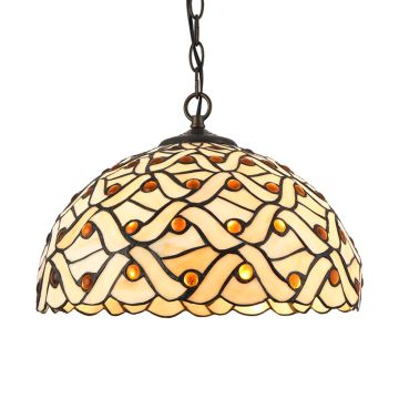 Prezent TIFFANY XVIII. 223 Závesná lampa 2x60W/E27 IP20