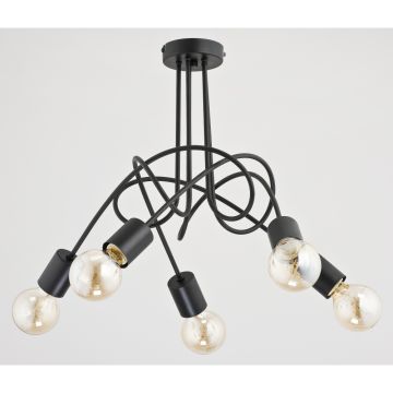 Alfa TANGO BLACK 23175 Stropná lampa 5x60W/E27