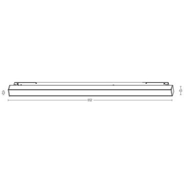 Zambelis MAGNETIC LED LIGHT 2089-27B Koľajnicový reflektor 20W/led 2700K 1650lm IP20