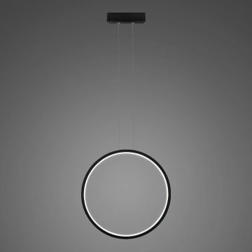 Altavola Design Ledowe okręgi LA073/X_40_in_3k_black_22W Závesná lampa 1x22W/LED 3000K 1320lm IP44