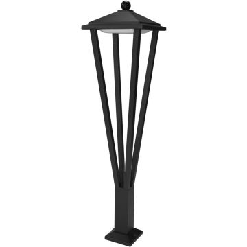 Italux Bons OFL-22474-L-BK Stojanová lampa 1x12W/LED 3000K 590lm IP54