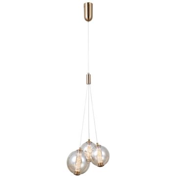 Italux Butero PND-34359-3-HBR-AMB Závesná lampa 3x12W/LED 3000K 1095lm IP20
